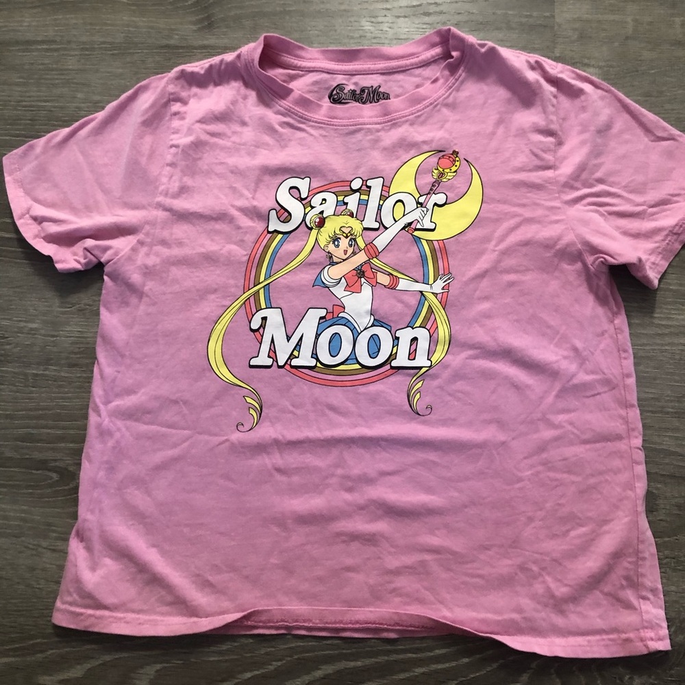 Sailor moon bubblegum pink crop top/ shirt